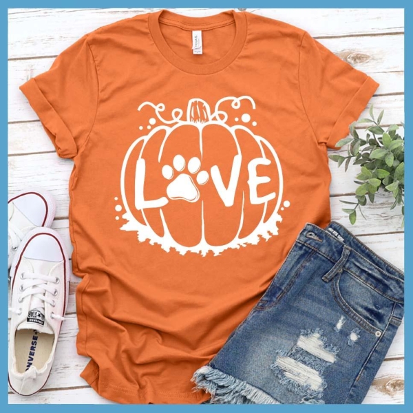 Dog Love Fall Version 2 T-Shirt_3326