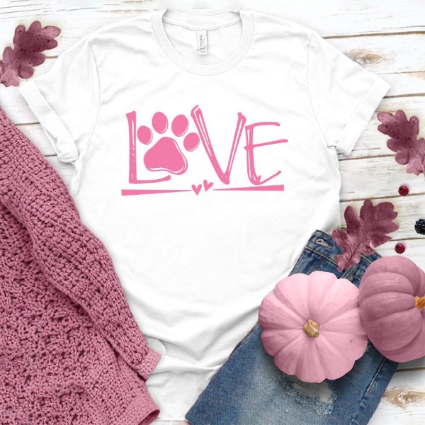 Dog Love T-Shirt Pink Edition_4226